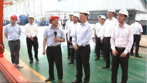 辽宁省省委副书记、省长李乐成来JDB电子集团考察调研